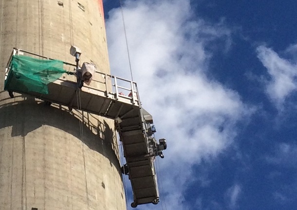 Sanierter Industriebeton